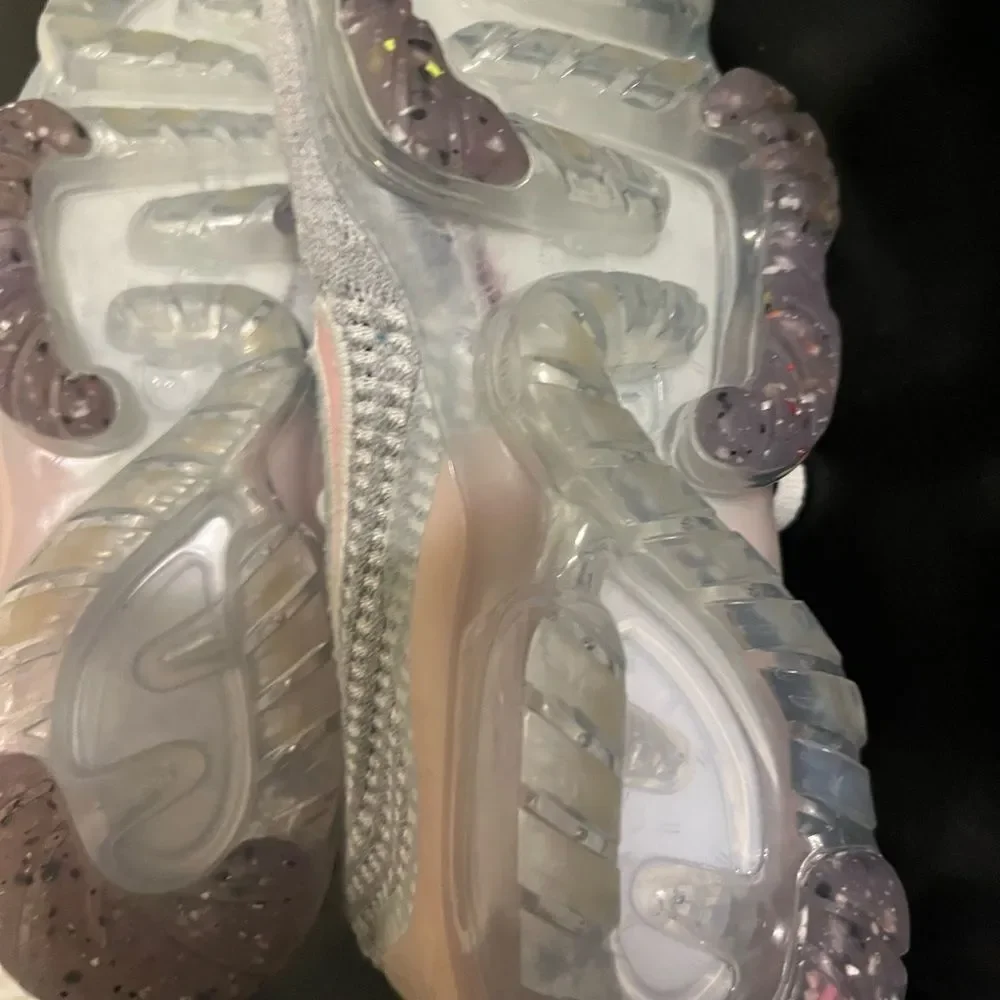 Big Kid's Nike Air VaporMax 2021 FK Wolf Grey/Pink Glaze (DB1550 007) SZ 3.5